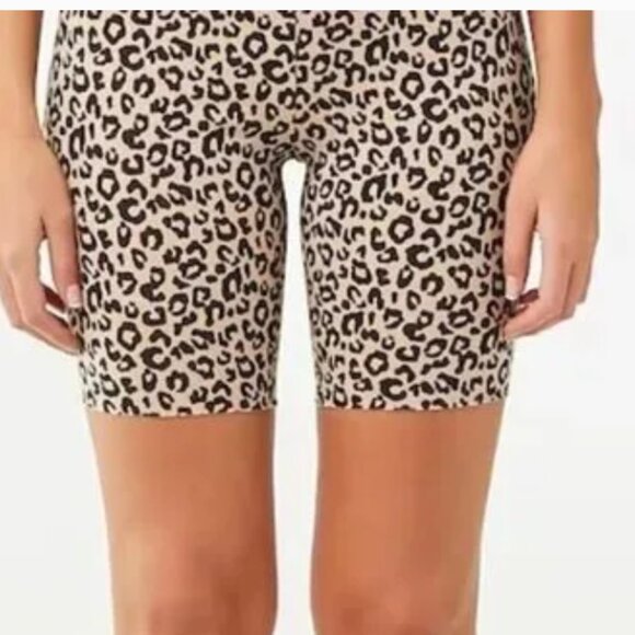 Forever 21 leopard biker shorts - Picture 3 of 3